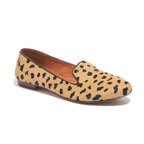 Madewell Shoes - Madewell calf hair animal print smoking slipper